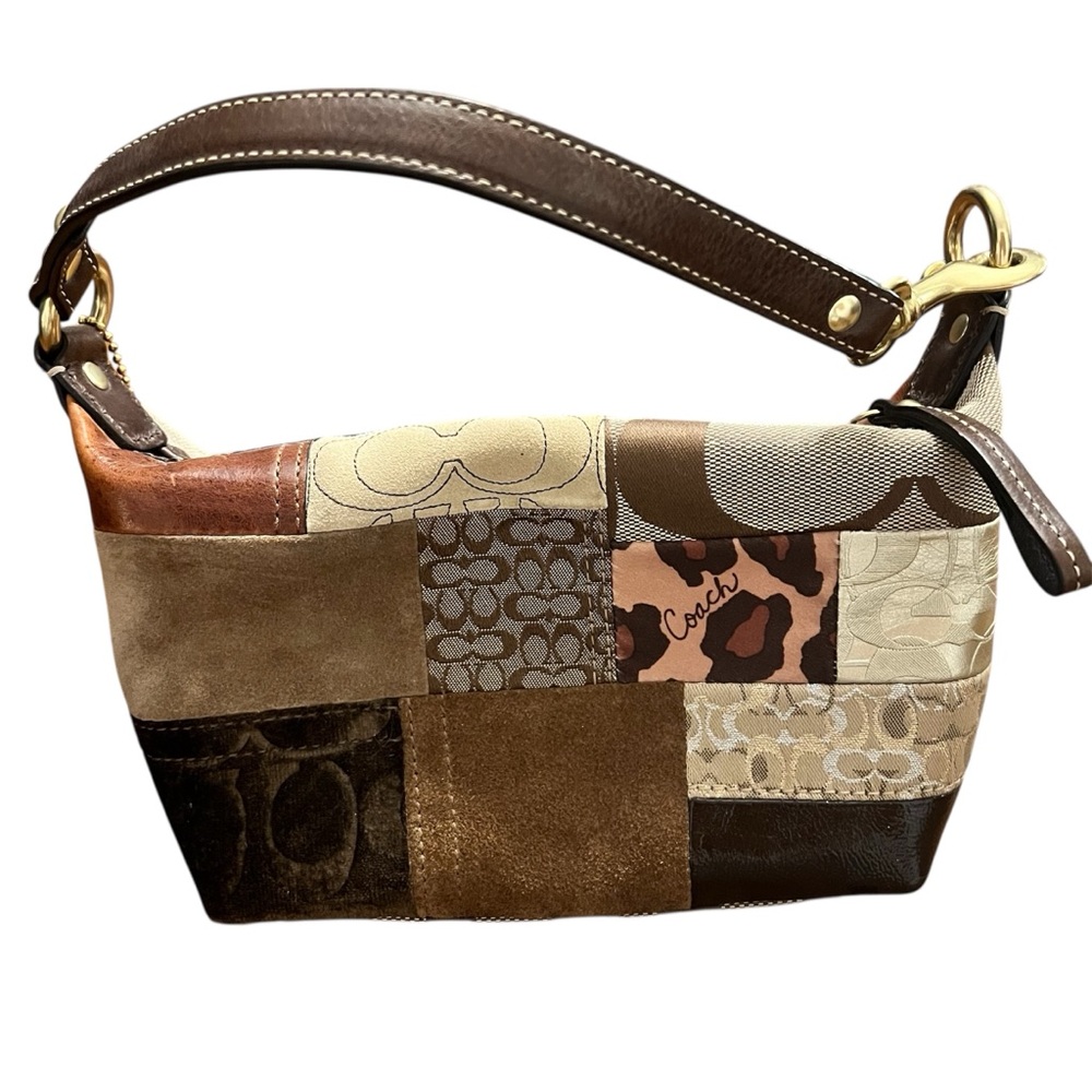 Rare Vintage Y2K Coach Mini Boho Patchwork Bag